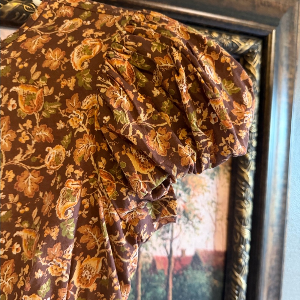 Make Offer • Doen Rhodia Autumn Floral Dress - Picture 4 of 6